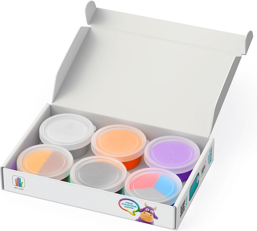 Набір пластиліну, що самостійно твердіє, Lipaka - Корівка, песик, вівця (60024-UA01)фото2