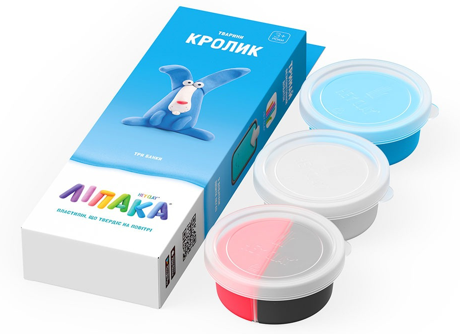 Набір пластиліну, що самозатвердіває Lipaka – Кролик (30050-UA01)фото2