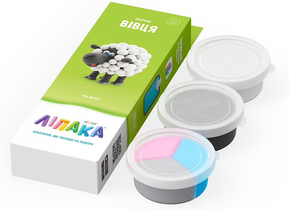 Набір пластиліну, що самозатвердіває Lipaka – Овечка (30049-UA01)фото2