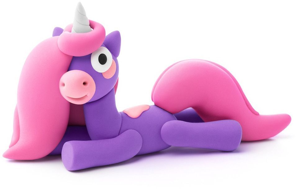 Набір пластиліну, що самозатвердіває Lipaka – Райдужні єдинороги: Брайті (30137-UA01)фото4