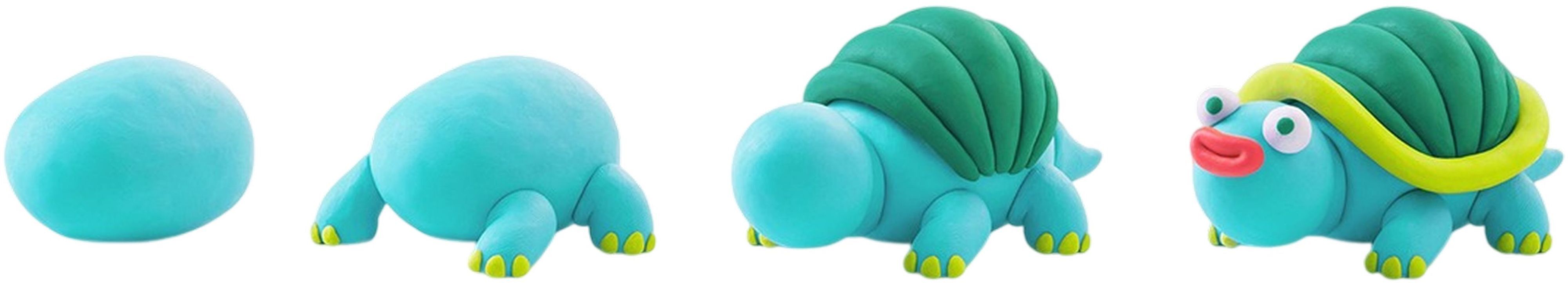 Набір пластиліну, що самозатвердіває Lipaka – Екзотичні тварини: черепаха (30126-UA01)фото3