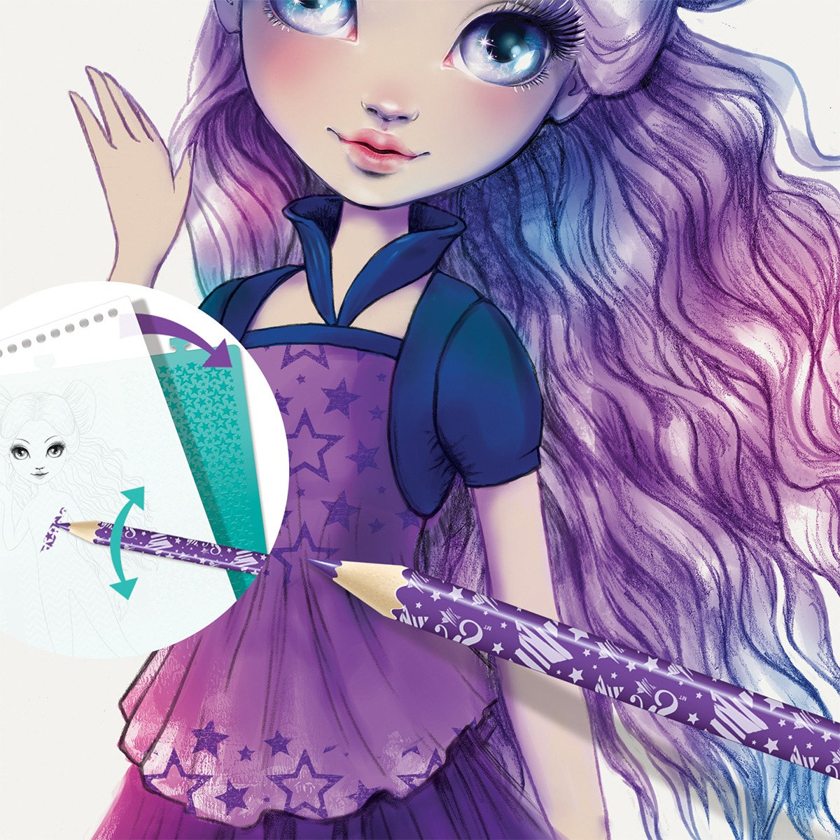 Набор для творчества Nebulous Stars – Скетчбук: Небуля, Мотивы Космоса (11101) фото 6