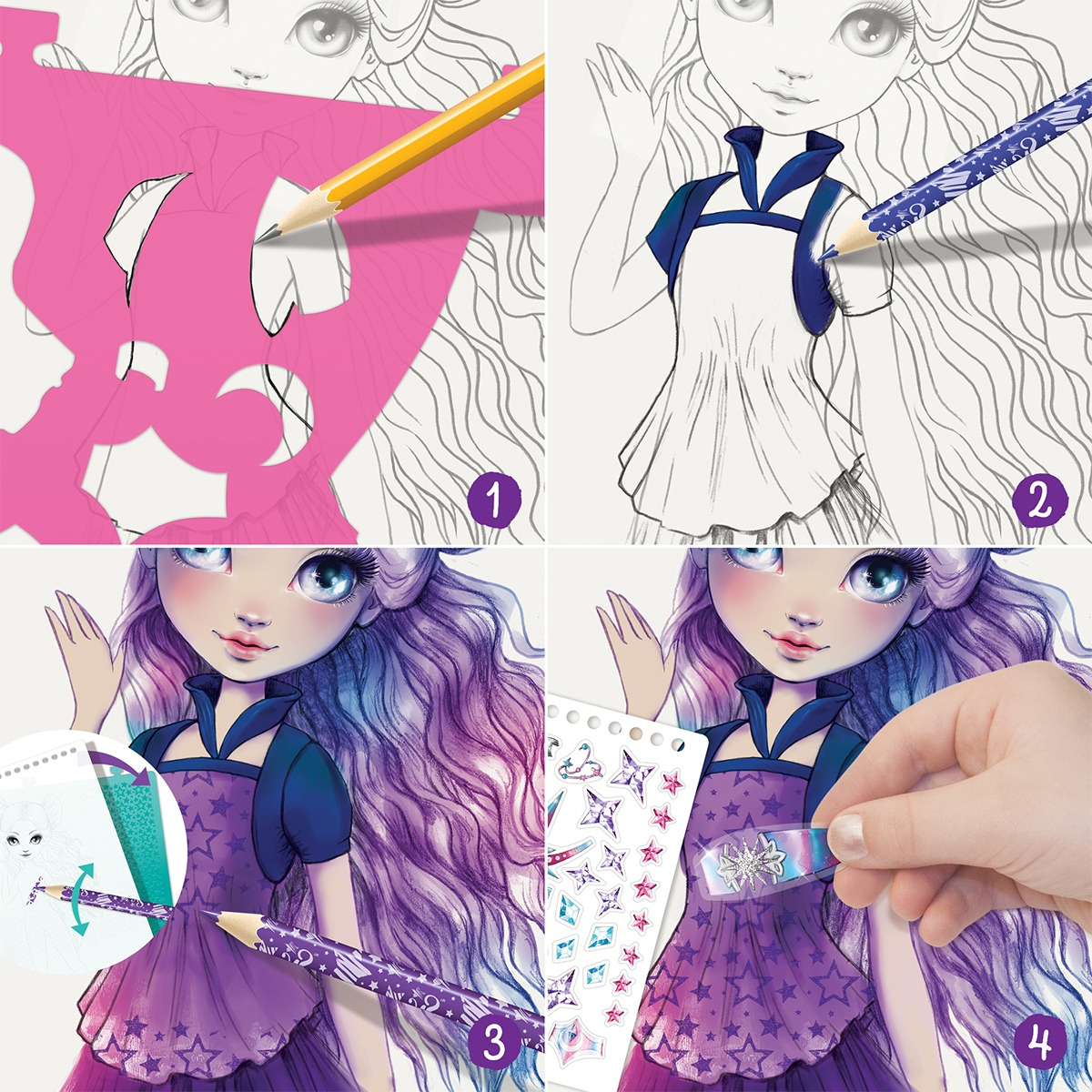 Набор для творчества Nebulous Stars – Скетчбук: Небуля, Мотивы Космоса (11101) фото 4