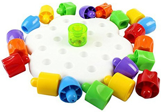 Мозаика серии - ГЕОМЕТРИЯ МАКСИ (большие фишки (21 шт.)+ доска) (4160-Q) фото 3