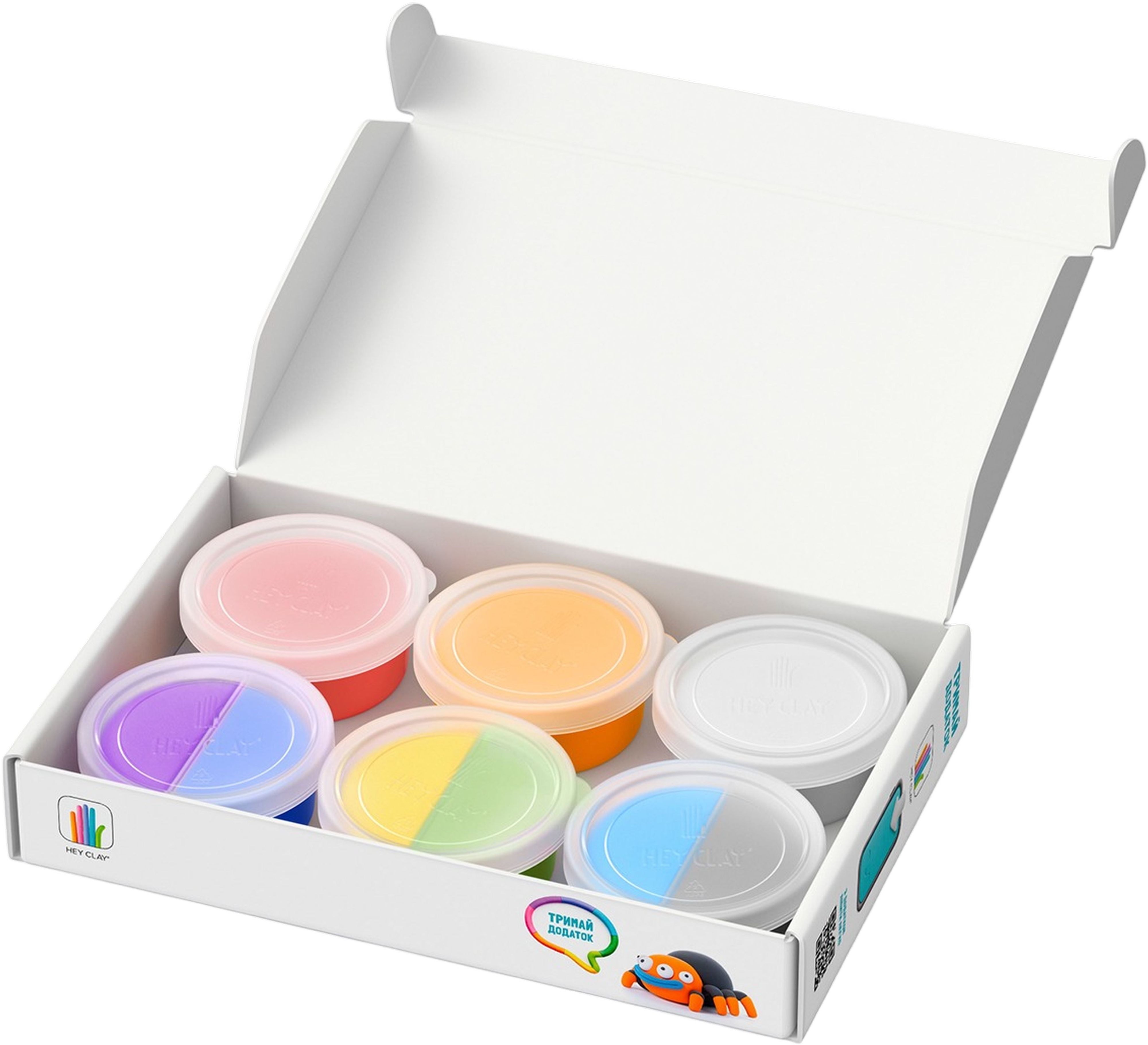 Набор самозатвердевающего пластилина Lipaka - Экзотические животные: тарантул, черепаха, оранжевая лягушка (60050-UA01) фото 2