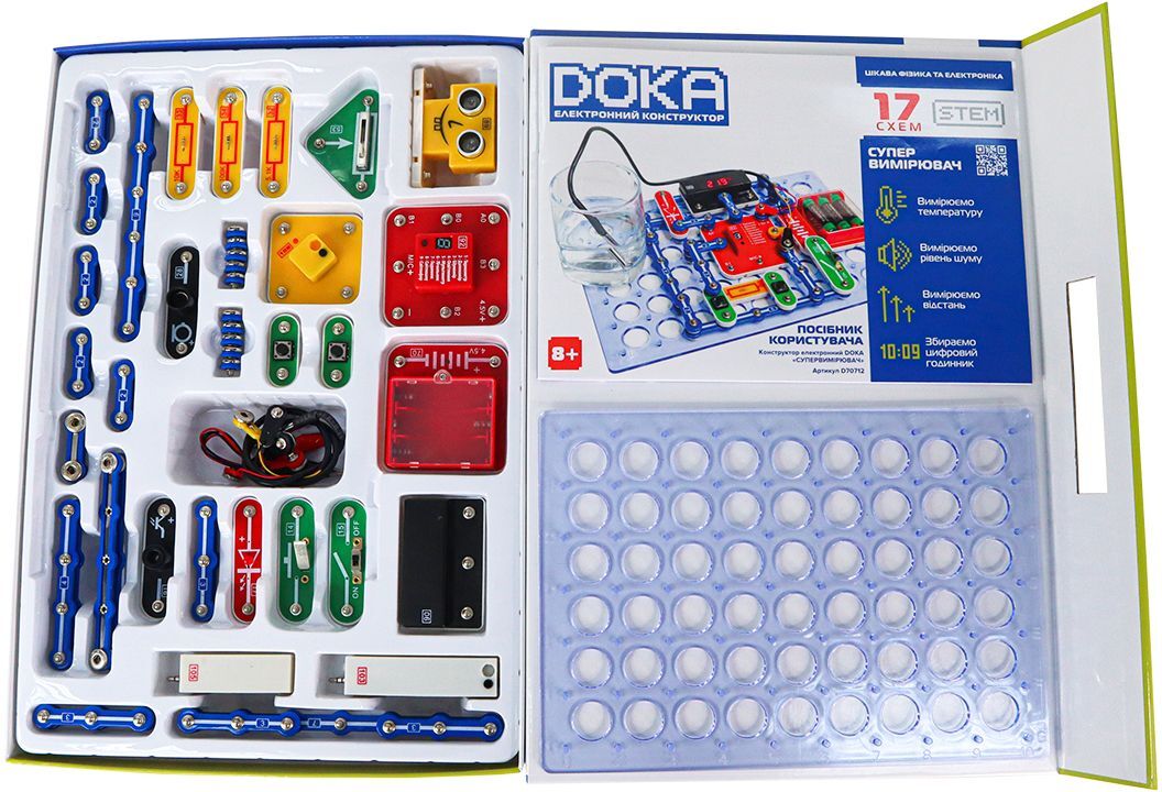 Конструктор електронний DOKA "СУПЕРИЗМІРЮВАЧ" (D70712)фото2