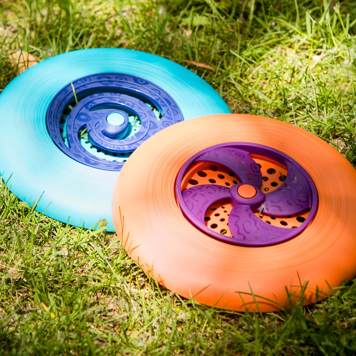 Іграшка - ФРІСБІ (колір папайя-сливовий) (BX1356Z)фото5