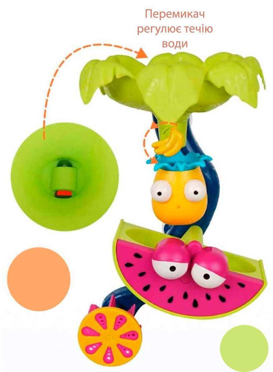 Набор для игры с песком и водой - ТРОПИЧЕСКИЙ ВОДОПАД (мельница для ванны, бассейна, пляжа) (BX1659Z) фото 3