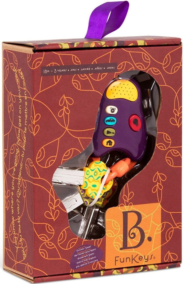 Развивающая игрушка – КЛЮЧИКИ (свет, звук, фиолетовые) (BX1200Z) фото 7