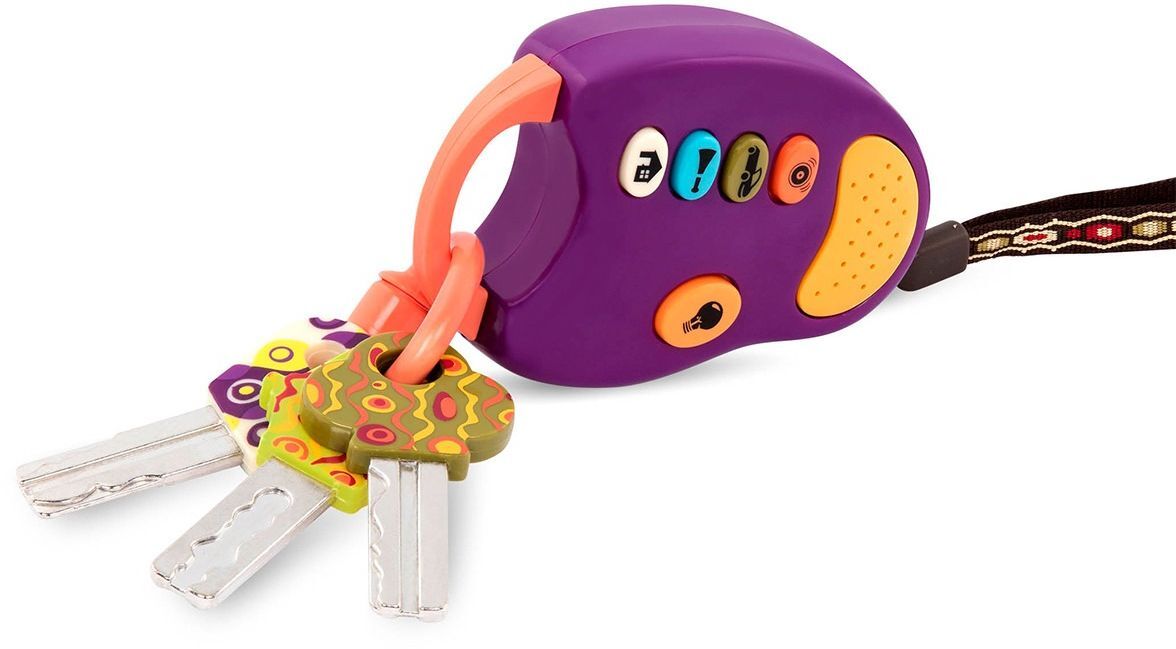 Развивающая игрушка – КЛЮЧИКИ (свет, звук, фиолетовые) (BX1200Z) фото 3