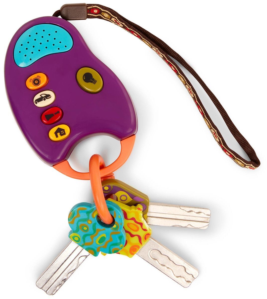 Развивающая игрушка – КЛЮЧИКИ (свет, звук, фиолетовые) (BX1200Z) фото 2