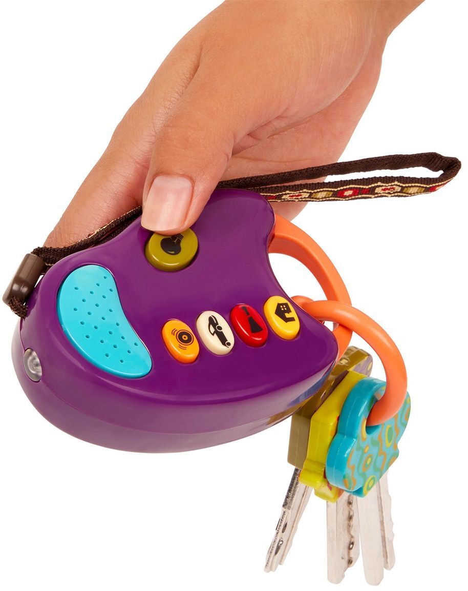 Развивающая игрушка – КЛЮЧИКИ (свет, звук, фиолетовые) (BX1200Z) фото 6