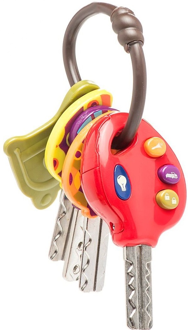 Развивающая игрушка – СУПЕР-КЛЮЧИКИ (свет, звук, томатный) (BX1227Z) фото 2