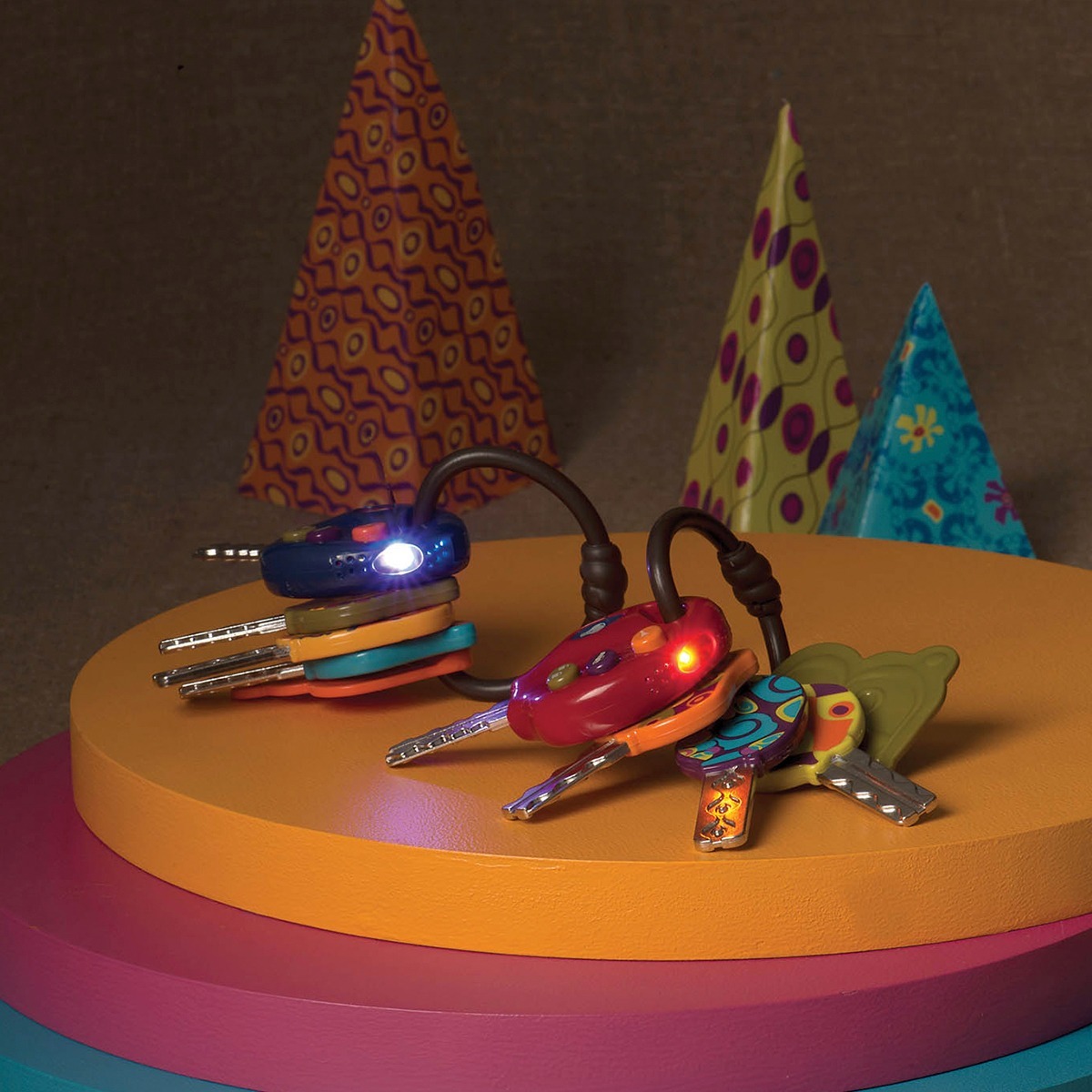 Развивающая игрушка – СУПЕР-КЛЮЧИКИ (свет, звук, томатный) (BX1227Z) фото 6