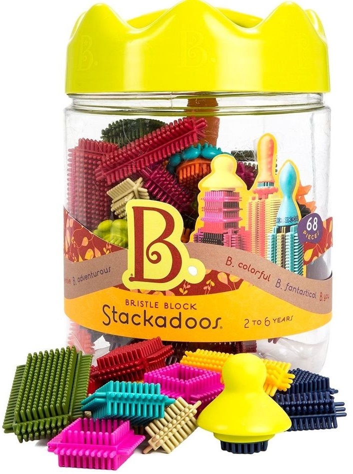 Конструктор-бристл - МЕГАПОЛІС (68 деталей, у банку) (BX1175Z)фото2