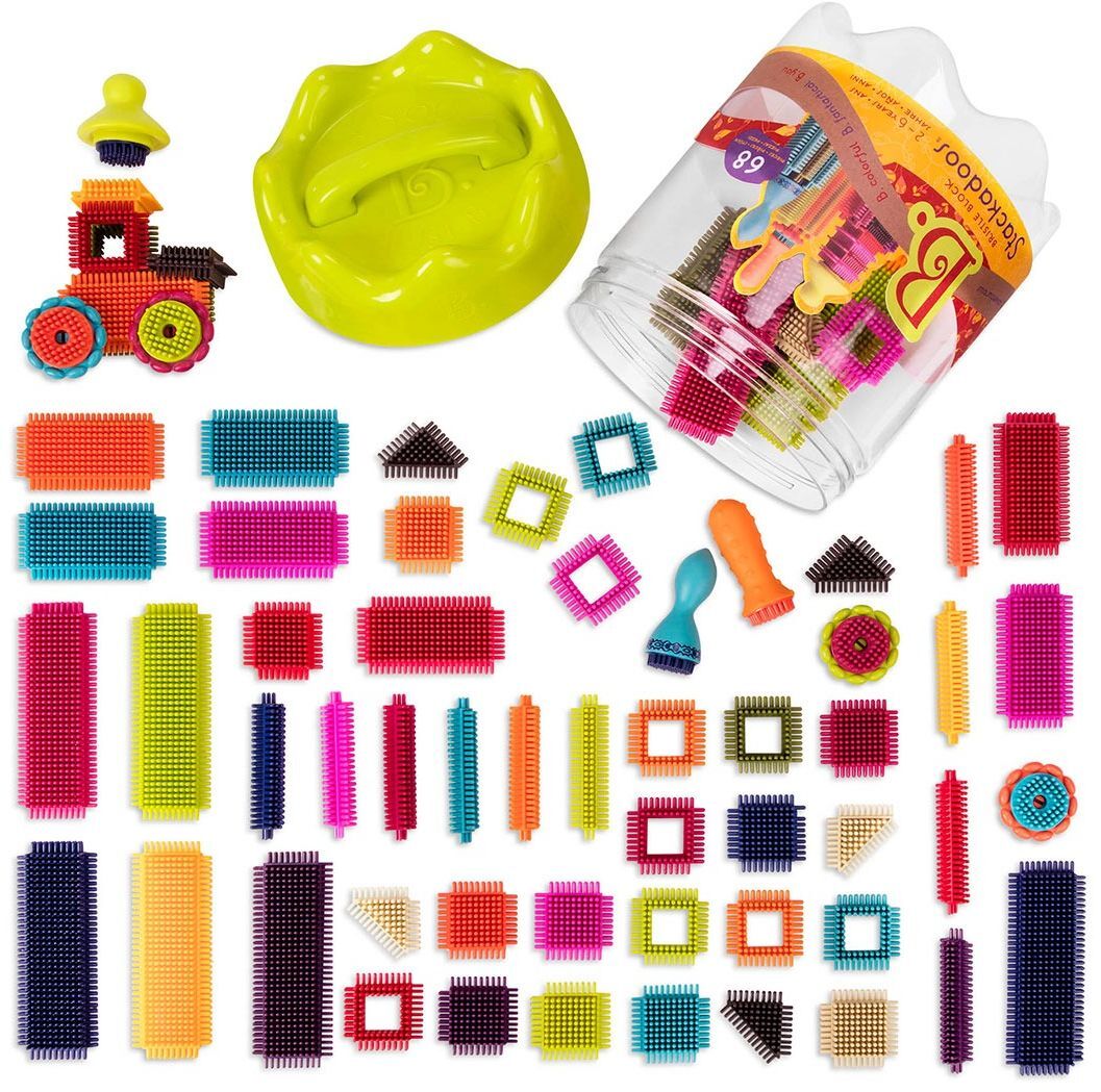 Конструктор-бристл - МЕГАПОЛІС (68 деталей, у банку) (BX1175Z)фото5