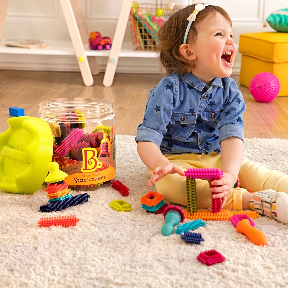 Конструктор-бристл - МЕГАПОЛІС (68 деталей, у банку) (BX1175Z)фото12