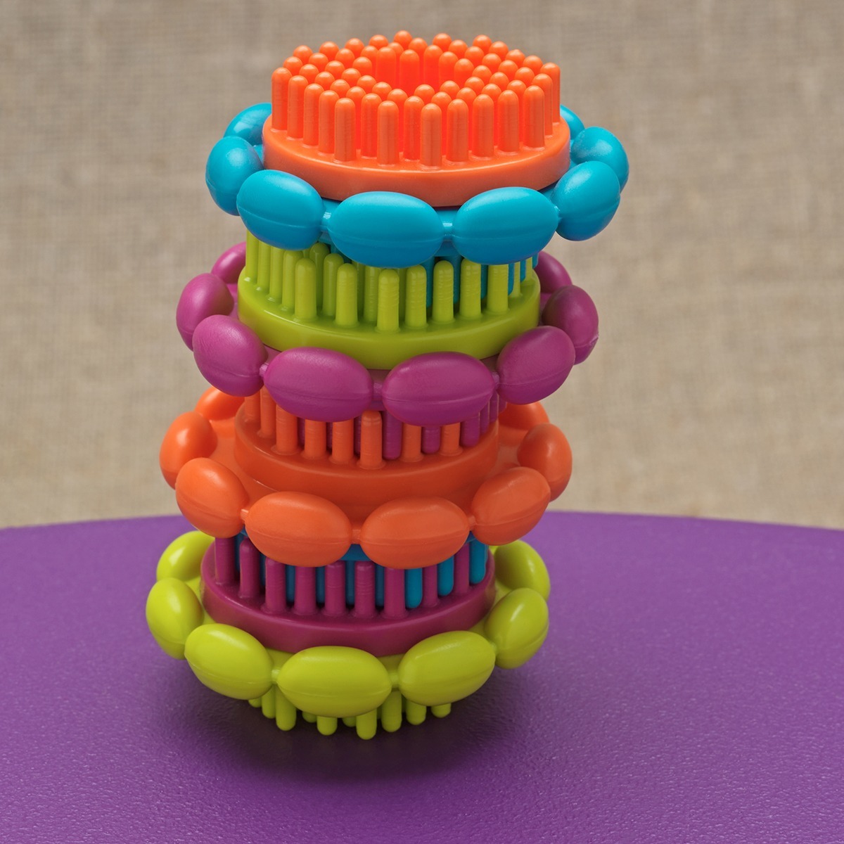 Конструктор-бристл - МЕГАПОЛІС (68 деталей, у банку) (BX1175Z)фото7