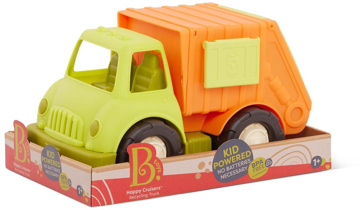 Баттатомобіль - ЕКО-Сміттєвоз (колір лайм-помаранч) (BX2245D)фото