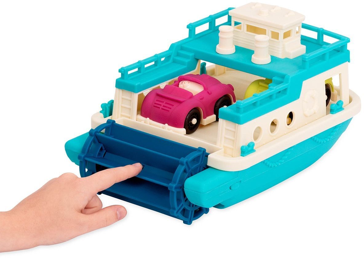 Ігровий набір - ПАРОМ (колір море, 2 машинки) (BX2182Z)фото3