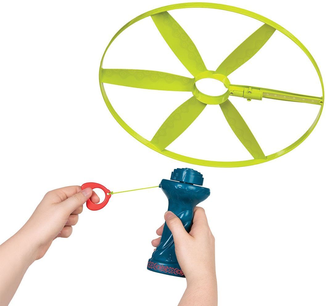 Игрушка - СВЕРКАЮЩИЙ ДИСК (пропеллер, пусковое устройство) (BX1592Z) фото 2