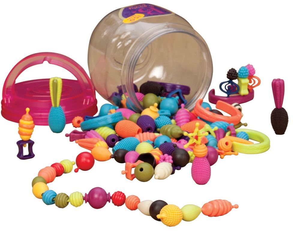 Набор для изготовления украшений - ПОП-АРТ (150 деталей, в банке) (BX1373Z) фото 