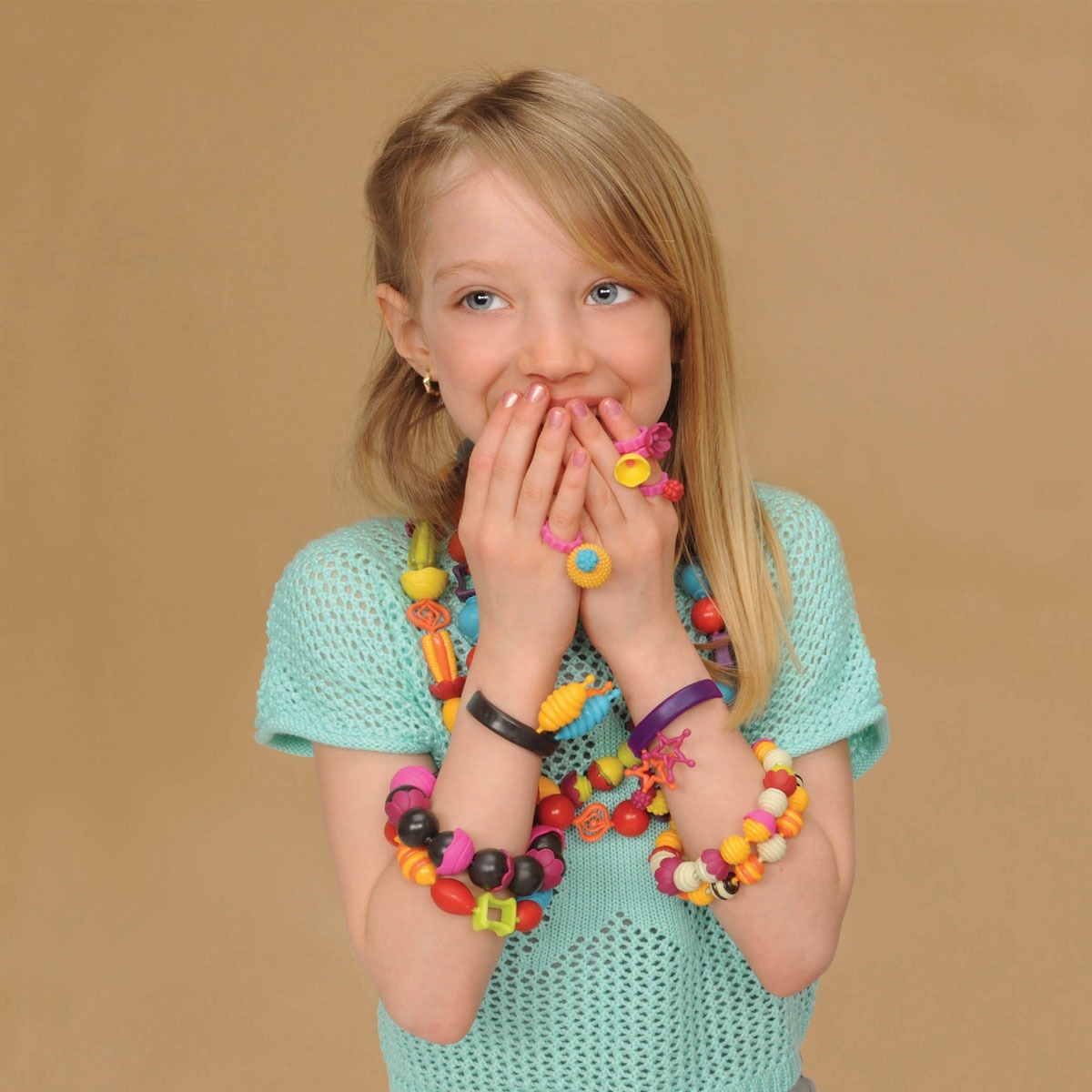 Набор для изготовления украшений - ПОП-АРТ (150 деталей, в банке) (BX1373Z) фото 