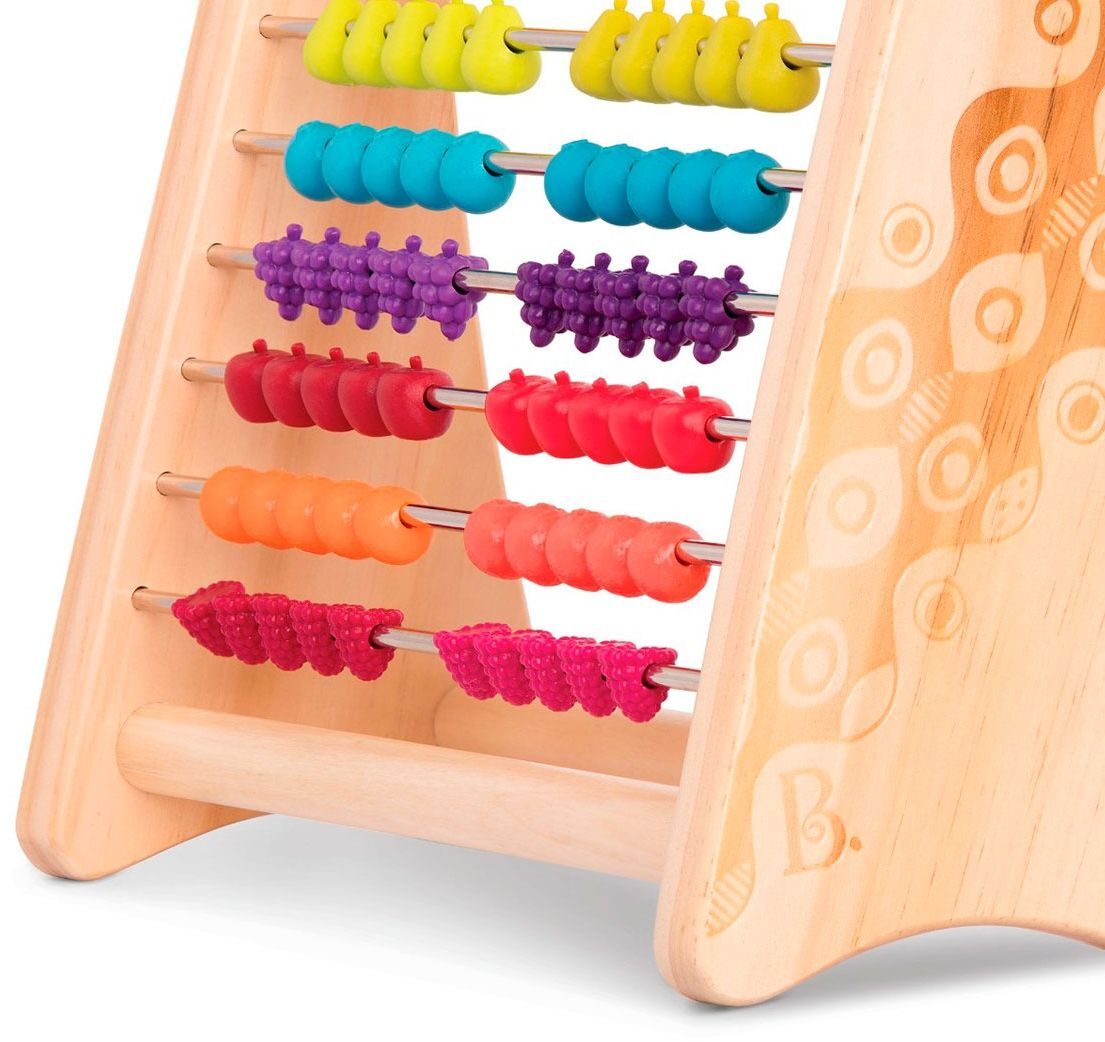 Розвиваюча дерев'яна іграшка-рахунки - ТУТТІ-ФРУТТІ (BX1778Z)фото