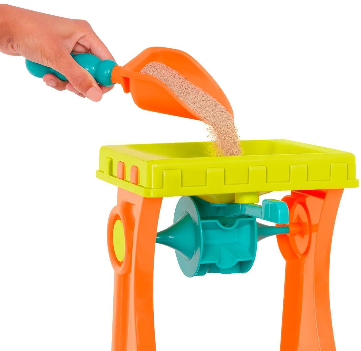 Набор для игры с песком и водой – ПЕСОЧНАЯ МЕЛЬНИЦА (машинка, лопатка) (BX2198Z) фото 