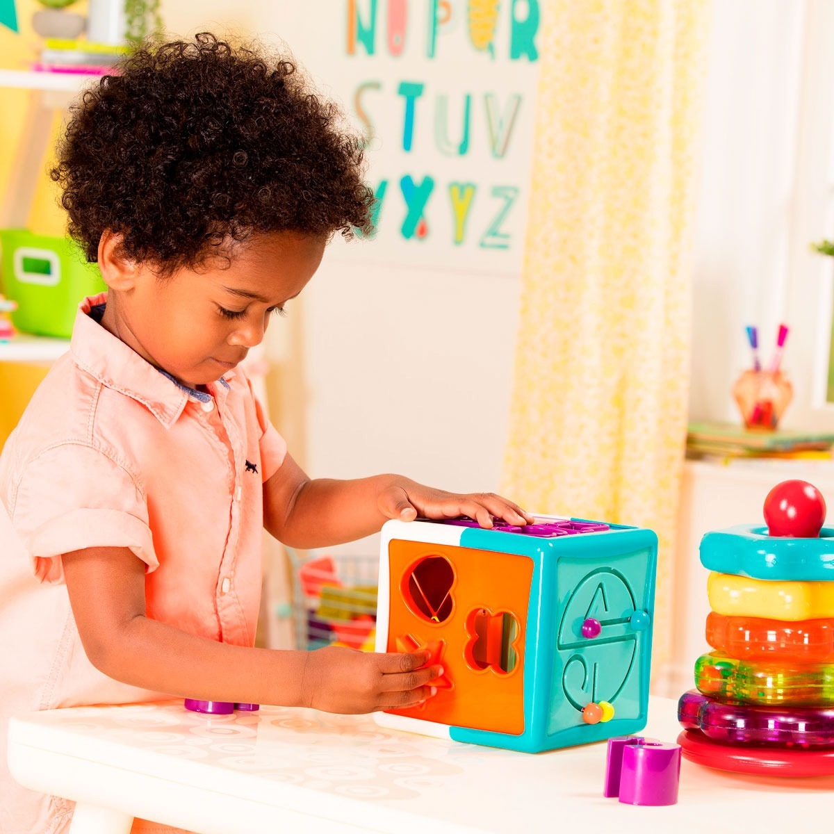 Развивающая игрушка-сортер - УМНЫЙ КУБ (BT4577Z) фото 11