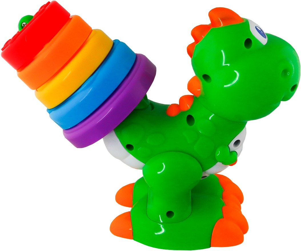 Двомовна розвиваюча іграшка KIDDI SMART – ДИНОЗАВРИК КВІТНОГРАЙ (українська та англійська) (4279T-KS)фото4