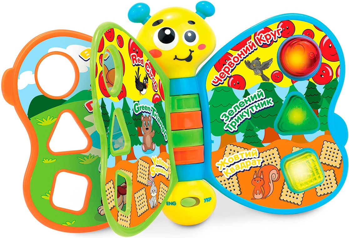 Двуязычная развивающая игрушка KIDDI SMART – МОЯ ПЕРВАЯ КНИГА (украинский и английский) (3994T-KS) фото 2