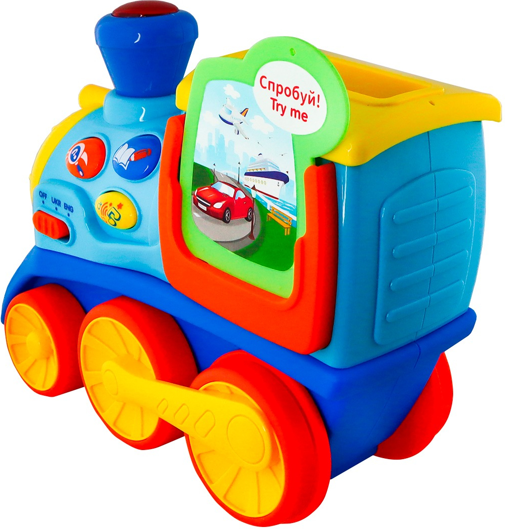 Интерактивная двуязычная игрушка KIDDI SMART – ПОЕЗД СМАРТИ (украинский и английский) (4231T-KS) фото 2