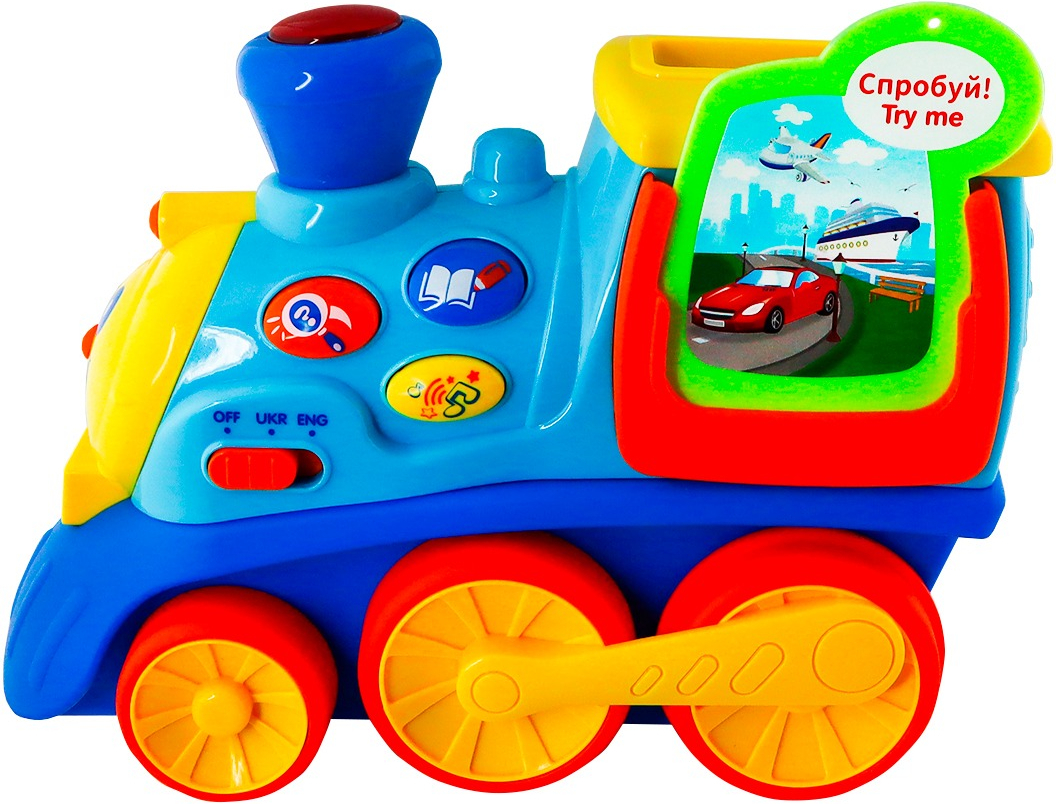 Интерактивная двуязычная игрушка KIDDI SMART – ПОЕЗД СМАРТИ (украинский и английский) (4231T-KS) фото 3
