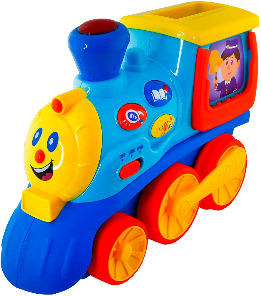 Интерактивная двуязычная игрушка KIDDI SMART – ПОЕЗД СМАРТИ (украинский и английский) (4231T-KS) фото 6