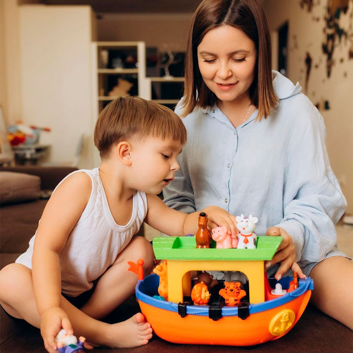 Ігровий набір KIDDI SMART – НОЇВ КОВЧЕГ (українська) (063404)фото8