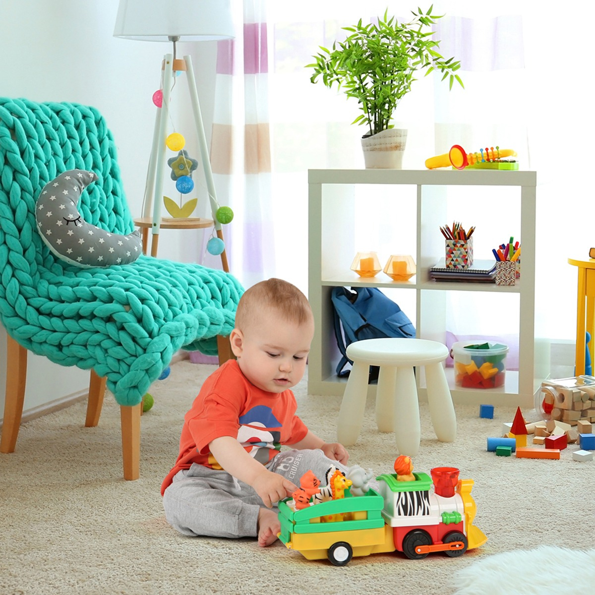 Ігровий набір KIDDI SMART – ПАРОВОЗ ЛІМПОПО (світло, українська) (063396)фото6