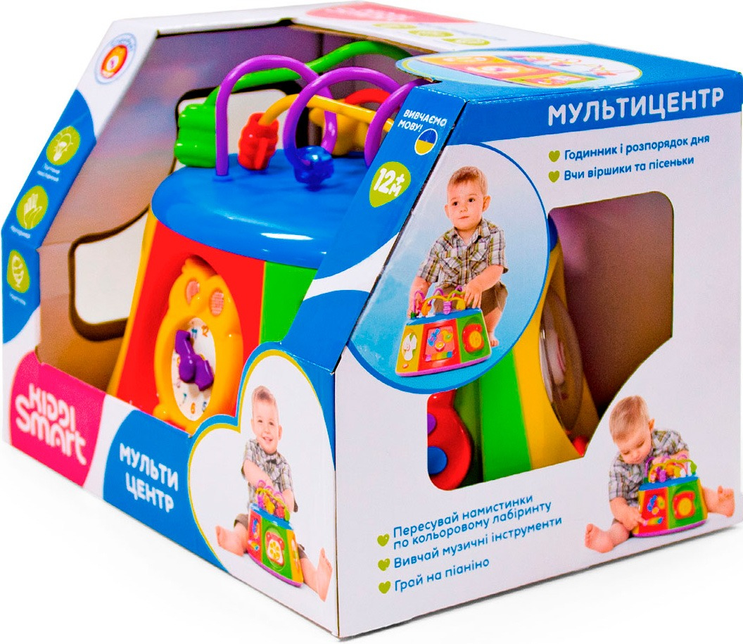 Игровой центр KIDDI SMART – МУЛЬТИЦЕНТР (свет, украинский) (063388) фото 8
