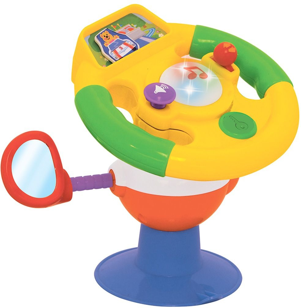 Іграшка на присосці KIDDI SMART – РОЗУМНЕ РУЛЬ (світло, українське) (063420)фото3