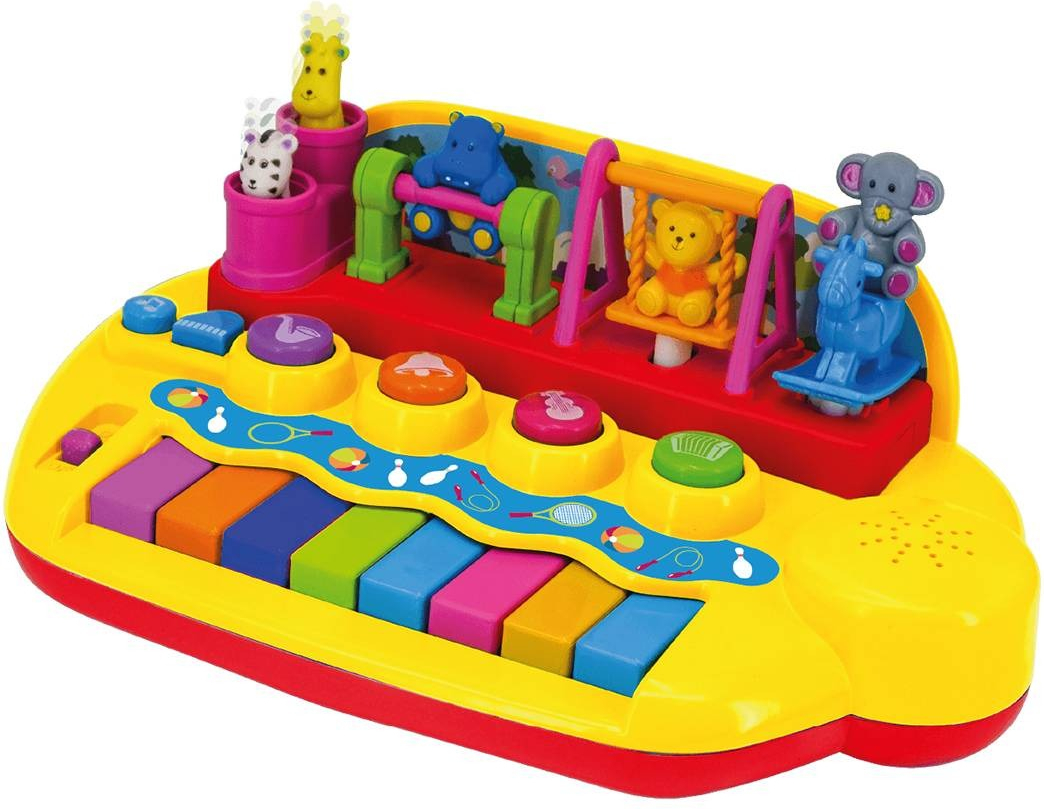 Пианино KIDDI SMART – ЗВЕРЯТА НА КАЧЕЛЯХ (украинский) (063412) фото 3