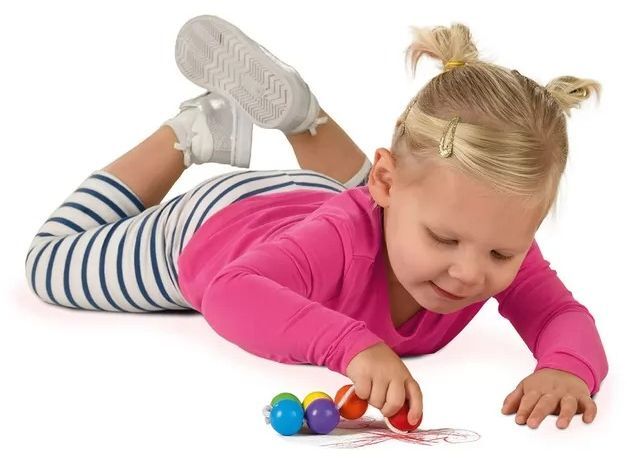 Набор для рисования Ses Creative - ВОСКОВЫЕ КАРАНДАШИ-БУСИНКИ (6 цветов) (00244S) фото 4