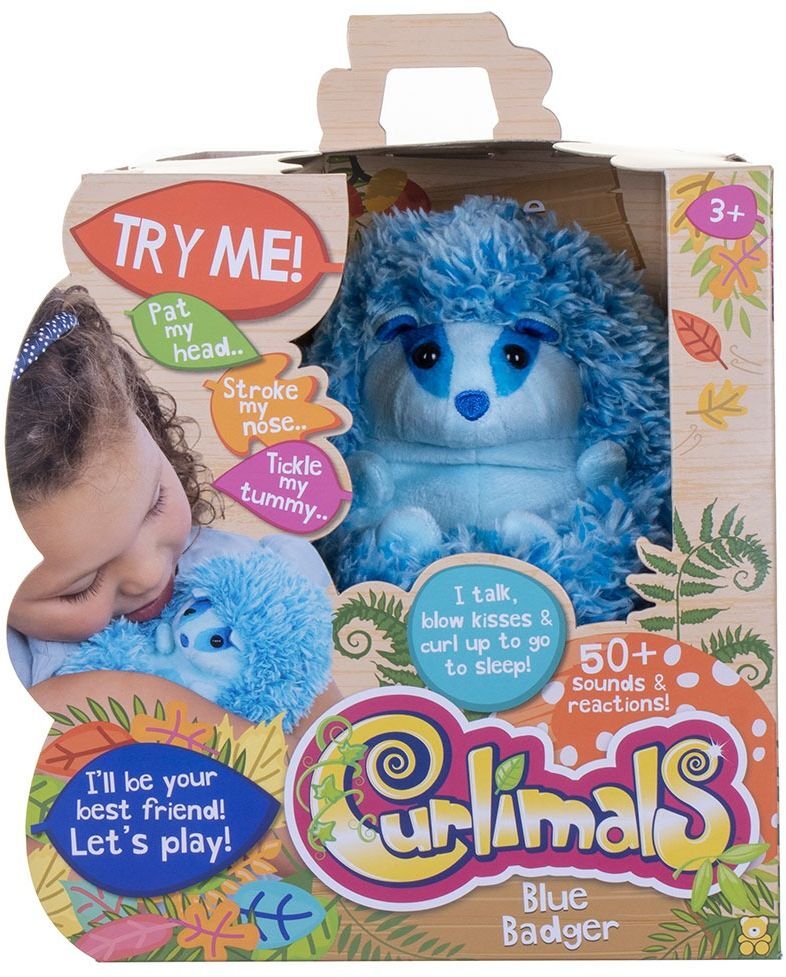 Інтерактивна іграшка CURLIMALS – БАРСУК БЛУ (3710)фото2