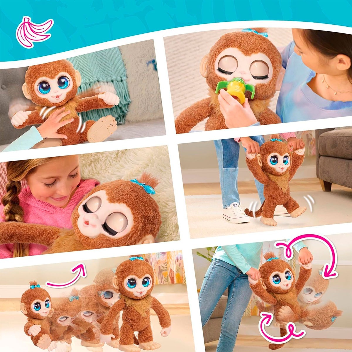 Интерактивная игрушка FURREAL – ИГРИВАЯ ОБЕЗЬЯНКА АРАХИС (28113) фото 7