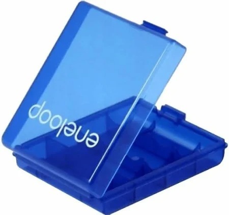 Акумулятор Panasonic Eneloop NI-MH AAA 800 мАг, 4 шт, з кейсом для зберігання (BK-4MCDEC4CP)фото