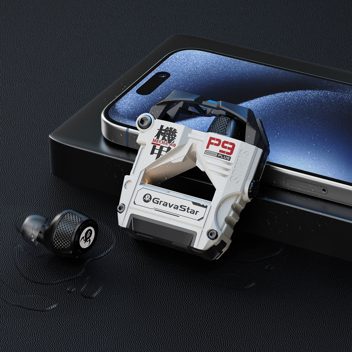 Навушники TWS Gravastar Sirius Plus BT 5.3 White (GSP9PLUS_WHT)фото4