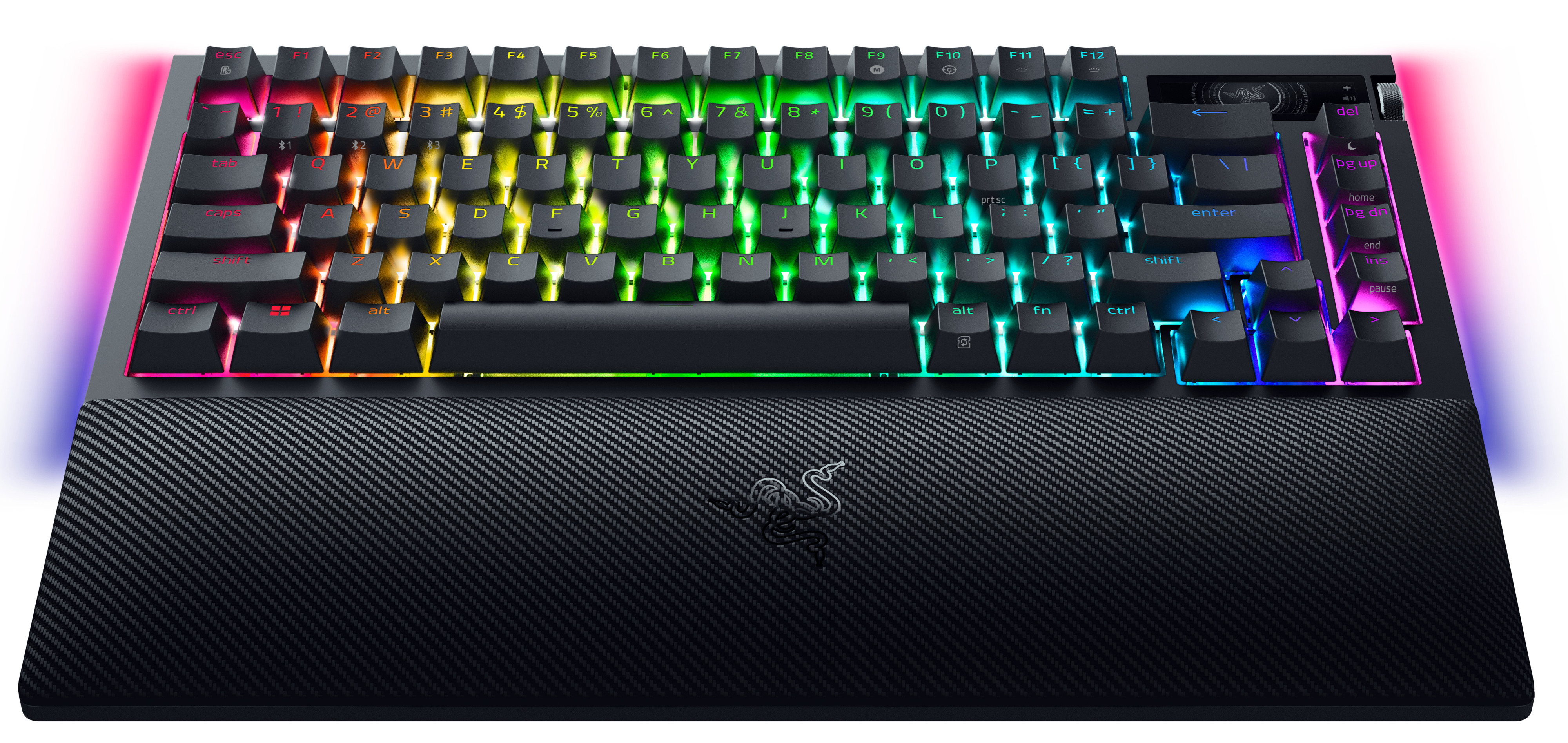 Игровая клавиатура Razer BlackWidow V4 Pro USB-A/WL/BT EN черный (RZ03-05130100-R3M1) фото 3