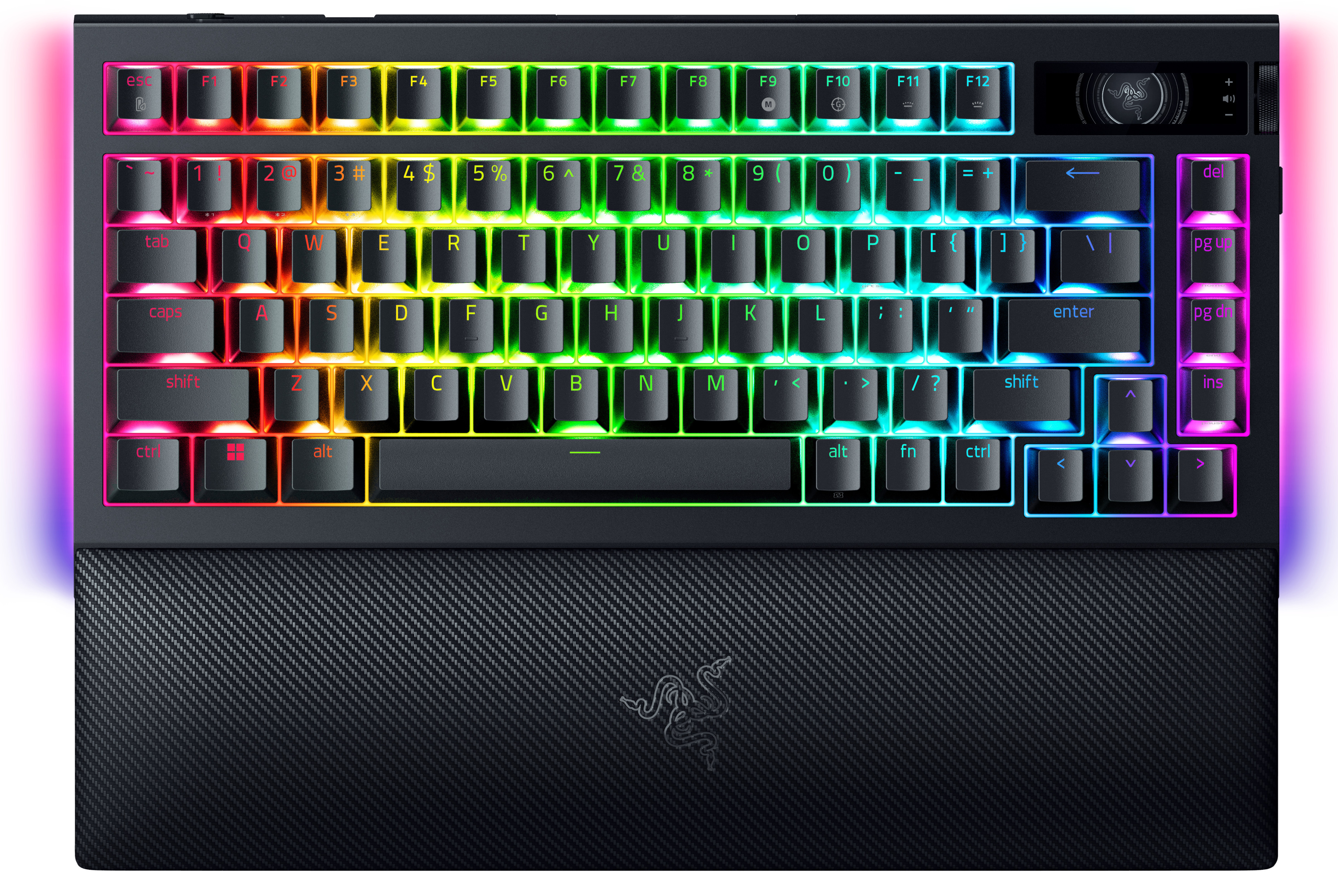 Игровая клавиатура Razer BlackWidow V4 Pro USB-A/WL/BT EN черный (RZ03-05130100-R3M1) фото 2