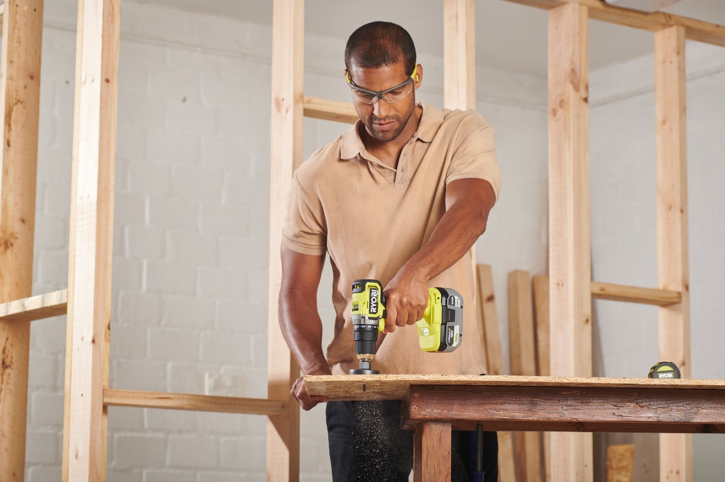 Шурупокрут-дриль акумуляторний Ryobi ONE+ HP RPD18C1-1C20G 18В 1х2А·год (5133006525)фото