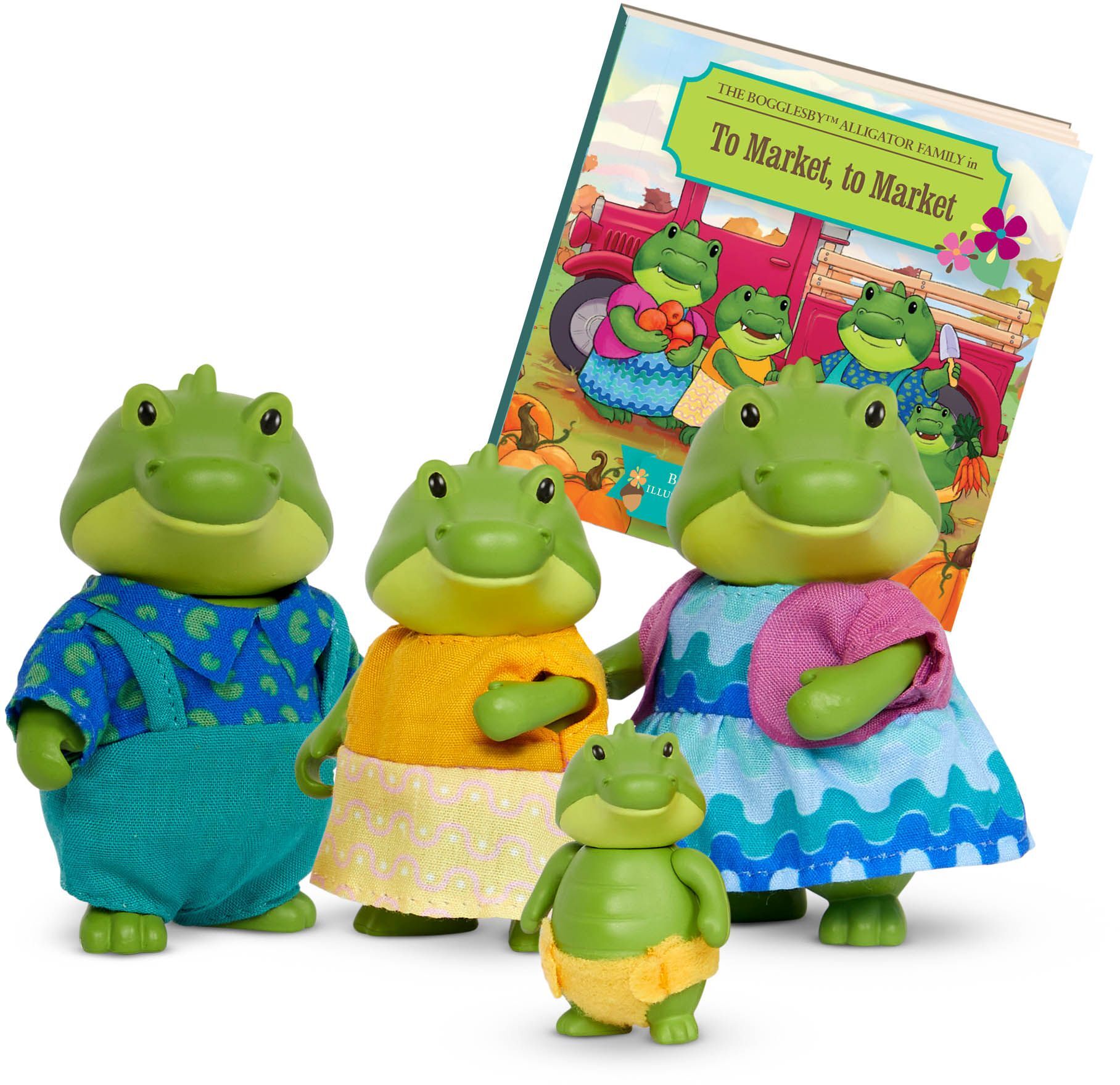 Набір фігурок Li'l Woodzeez Сім'я Крокодилів 4од (WZ6796)фото2