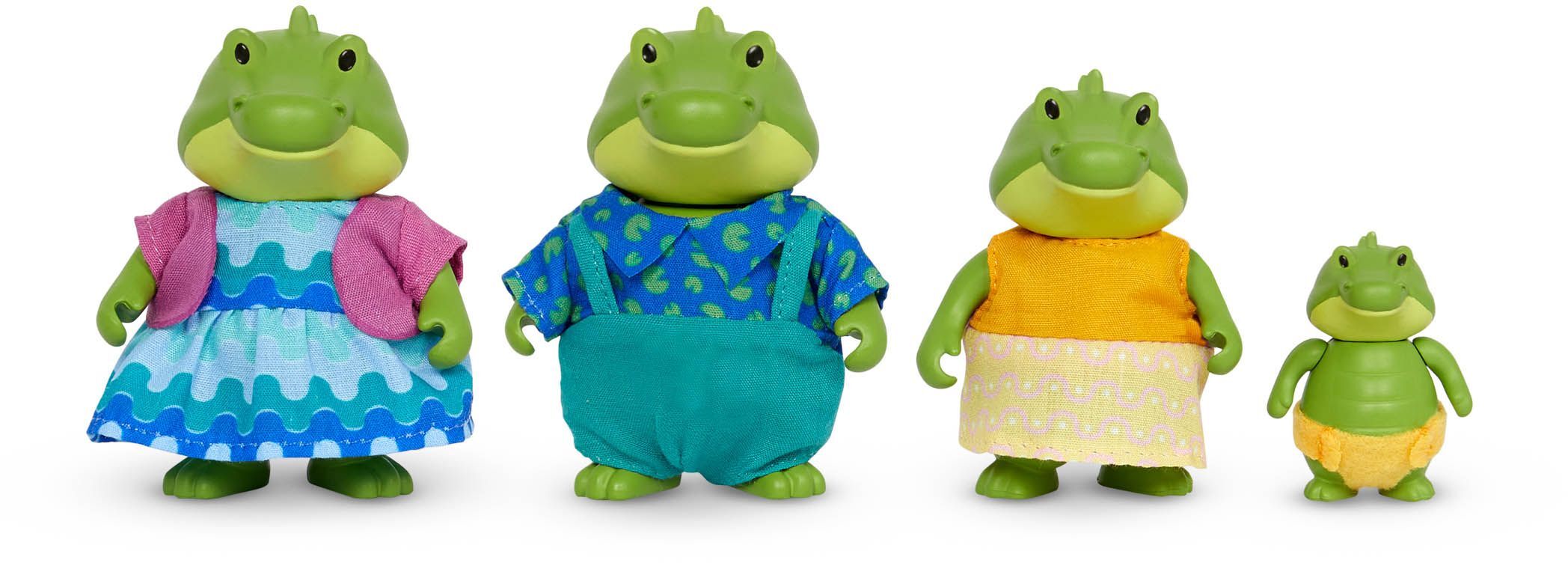 Набір фігурок Li'l Woodzeez Сім'я Крокодилів 4од (WZ6796)фото3
